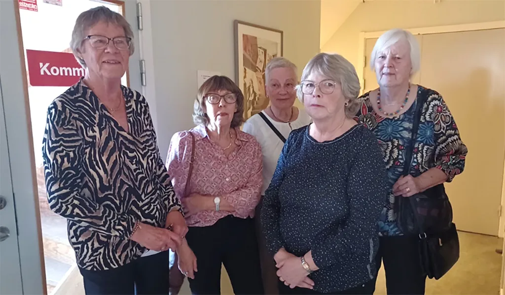 Det blev även en tipsrunda och dessa bildade ett av lagen; Margita Larsson, Gun Nilsson, Marianne Elg, Ann-Louise Larsson,  Kerstin Svensson samt fotografen.